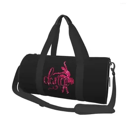 Outdoor Bags Dance Ballet Sport Vintage Pink Girl Gym Accessories Bag Portable Male Female Custom Handbag Travel Retro Fitness