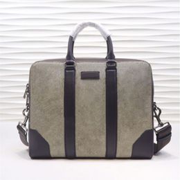 Fashion mens briefcase shoulder computer bag handbag designer classic suitcase messenger bags leather backpack outdoor261V