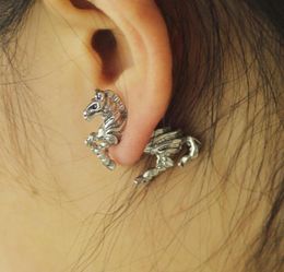 Vintage Stud Earrings Cute Giraffe Lion Cat Deer Horse Crocodile For Men Women Charm Jewellery Gift4905074