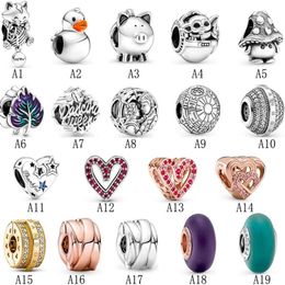 Designer Jewellery 925 Silver Bracelet Charm Bead fit Fixed Buckle Tanabata Series Slide Bracelets Beads European Style Charms Beaded Murano2656811