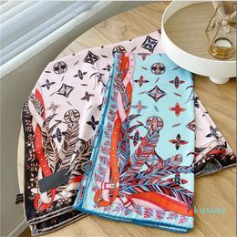 designer design gift 100% silk scarf size 90x90cm scarf