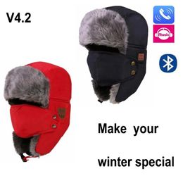 Earphones Comincan Beanie Hat Autumn Winter Warm with Wireless earphones Smart Headset Headphone Speaker Mic Blueteeth cap for woman and man