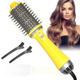 Dryers Hot Air Brush Multifunction Hair Dryer Straightener Curler Comb One Step Hair Dryer Brush Hair Styler and Volumizer Ion Blow