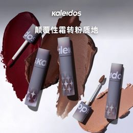 Kaleidos Lip Gloss Cream Matte Purple Endless Valley Mud Lipstick Waterproof Long Lasting Non stick Cup 231226