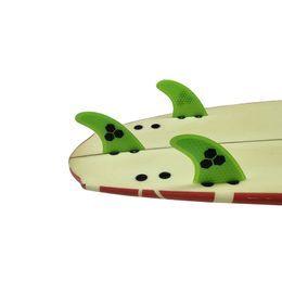 Surf Fins Double Tabs L Fin Honeycomb Surfboard Fin Green Colour surfing fin Quilhas thruster surf accessories 231225