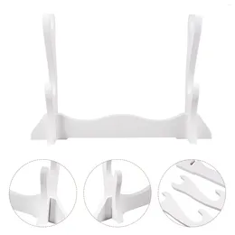 Kitchen Storage Table Top Display Stand Durable Holder Home Accessory Household White Decorative Desktop