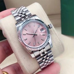 High quality gold fashion ladies dress watch 31mm date sapphire automatic mechanical watches Stainless steel bracelet sports women251m