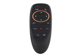 G10G10S Voice Remote Control Air Mouse with USB 24GHz Wireless 6 Axis Gyroscope Microphone IR Remote Controls For Android tv Box9526467