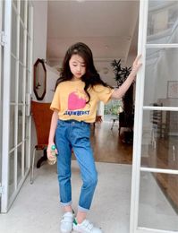 cool t shirts for girls cotton print strawberry Tshirts summer kids boys girls short sleeves tees clothes children039s cute To2763067