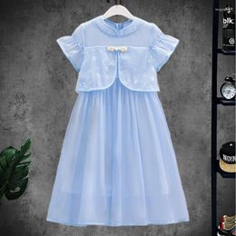 Girl Dresses Cute Baby Kids Beach For Girls Floral Chiffon Summer Princess Outfits Children Party Costumes 6 8 10 12 13 Years