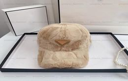 Women Designer Ball Caps Men Luxury Skull Hat Furry Baseball Caps Winter Ski Cap P Snapback Mens Cotton Cashmere Letters Casual Be5456864