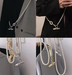 Belts 40GC Women Imitated Pearl Bag Chain Replacement Long body Shoulder Strap Handbag Female Handle Belt Parts5642150