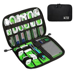 Storage Bags Organizer Storage Bag System Kit Case Usb Data Earphone Wire Pen Power Bank Sd Card Digital Gadget Device Travel Drop Del Otgi1