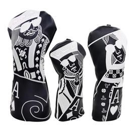 Golf Club #1 #3 #5 Wood Headcovers Driver Fairway Woods Cover PU Leather Head Covers Maximum speed delivery 231225