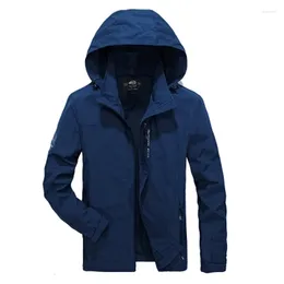 Men's Jackets Tactical Windbreaker Waterproof Bomber Jacket Coats Streetwear Anorak Slim Plus Size Male Riverdale Clothing