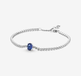 100 925 Sterling Silver Link Sparkling Pave Tennis Bracelet Fashion Women Wedding Engagement Jewellery Accessories6691332