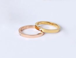 Classic De Wedding Band Ring for Women Men Midfinger Rings 316L Titanium Steel Cubic Zirconia Aneis Anel Bague Femme Designer Jew9091828