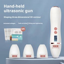 Handheld ultrasound cannon beauty instrument knife 7D Julati household facial lifting, tightening, and wrinkle removing tool Hifu Alma