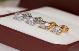 Stylish Diamond Ear Stud Luxury Designer Jewellery High Quality Classic Jewellry Silver Ears Studs Wedding Party Mens Womens Earring9029295