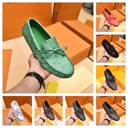 260 Style mens shoe half slipper mens trend men's personality casuals shoes men casual business leather soft soled driving slippers