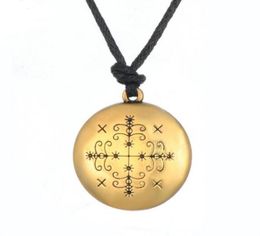 Religious Jewellery Papa Legba Voodoo Loa Veve Pendant Lwa Death Hoodo Jewellery Amulet Necklace6781897