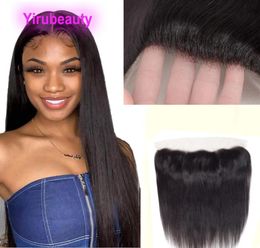 Brazilian Human Hair Transparent Lace Frontal 13X4 Body Wave Straight Kinky Curly Deep Wave 1224inch Natural Colour Remy Products8366749