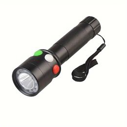 3 Colour Rechargeable Railway Signal Light, Hand Pressure Torch For Camping And Hiking
