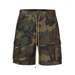 Men's Shorts 23SS High Quality Camouflage Drawstring Men Women EU Size Cool Fabric Casual Street Summer