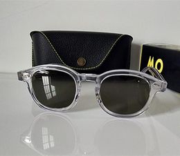 Retrovintage Johnny Depp UV400 sunglasses crystalrim HDpolarized lenses PurePlank fullrim fullset case L M S size4376759