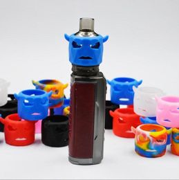 Silicone Case Decorative Protection Non-slip Bottles Band Ring For Bulb Bubble Glass Tube Tank Cover Protective Atomizer 6 Colour