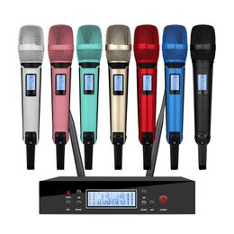 SKM9000 Professional UHF coil 200 Frequency Variable Wireless Microphone System Stage Speech Classroom 231226
