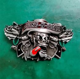 1 Pcs Skull Rock Music Cowboy Belt Buckle For Men Women Western Cowgirl Belt Head Fit 4cm Wide Belts7072540