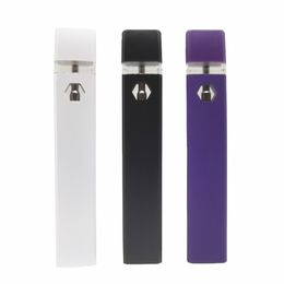 1.0ml Kalın Yağ Tek Kullanımlık Vape Kalem Kiti 1ml Boş Kartuşlar Şarj Edilebilir 280mAh Pil 1000mg 1 Gram Seramik Bobin Teşhal E-Cigetettes Siyah Beyaz D9 D10 D10