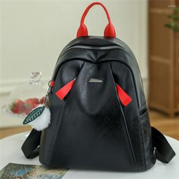 School Bags Soft Leather Luxury Women Backpack Large Capacity Bookbags For Teen Girl High Quality Female Rucksack Mochilas Casual Travel Bag