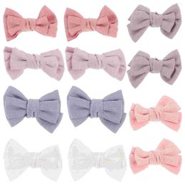 Bandanas 12 Pcs Bows For Hair Baby Headband Headpiece DIY Issue Card Headbands Girl Born Girls