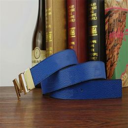 2021 M buckle mens women designer belts High quality jeans casual belt Mens plaid business belt191j