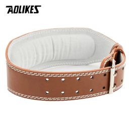 AOLIKES Wide Weightlifting Belt Bodybuilding Fitness belts Barbell Powerlifting Training waist Protector gym belt for back 231226