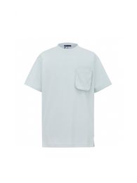 FALECTION MENS 23fw 3D Pocket Monogram Cotton T-Shirt Short-Sleeved Cotton TEE paris fashion clothes check and plaid tee