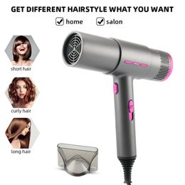 Dryers 220V Powerful Blowing Hair Dryer Profession Hair Blower Low Noise Hair Drying Styling Tools Hot/Cold Air Dryer3 Speed Adjustment