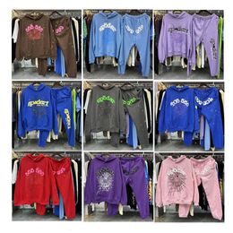 Tracksuit Men 555 Hoodie Spider Hoodies Sp5der hoodie Designer hoodies Women Young Thug Unisex sp5der 555555 Pink Hoodie Fashion brand high quality sportswear