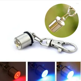 Dog Apparel 1Pcs Fashion Cute Keychain Style Safety Flashing LED Light Pet Collar Signal Lamp Pendant Charms Pets Cat Accessories