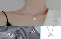 Thank You For Being My Badass Tribe Necklace With Triangles Pendant Simple Neck Chain Girls Women TC21 Necklaces4896364