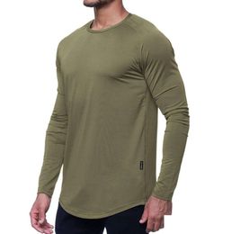 Men'S T-Shirts Lu Men Yoga Outfit Sports Long Sleeve T-Shirt Mens Sport Style Tight Training Fitness Clothes Elastic Quick Dry Wear Dhdyo 145