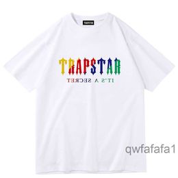 Trapstar Fashion Mens t Shirt Luxury Designer Women Short Man All Cotton Summer Casual Sports Brand New Printing Colour Street Popular Shirts 7TOX