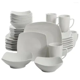 Plates Plate Set Made Of Durable Fine Ceramics Resistant To Debris And Stains Machine Washable Microwave Heated
