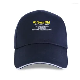 Ball Caps 60 Year Old One Careful Owner Baseball Cap Joke Grandad Grandma Gift Birthday Funny