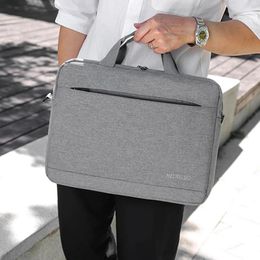 Briefcases 15 Inches Nylon Computer Bags Business Men's Laptop Bag Large Capacity Man Crossbody Bags Fashion Multifunction Handbag for Men