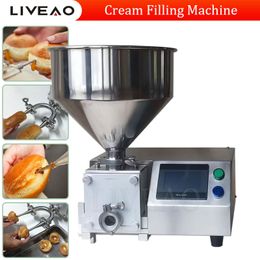 Commercial Puff Cream Injection Machine Bread Chocolate Jam Filling Machine