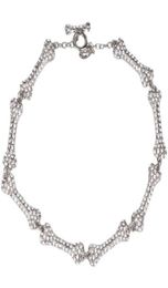 charming classic eightsection bone necklace full of diamonds flashing diamonds fivesection bone saturn necklace european and ameri5028676