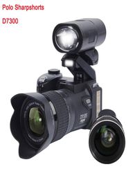 PROTAX D7300 digital cameras 33MP Professional DSLR 24X Optical Zoom Telepos 8X Wide Angle Lens LED Spotlight Tripod3181367